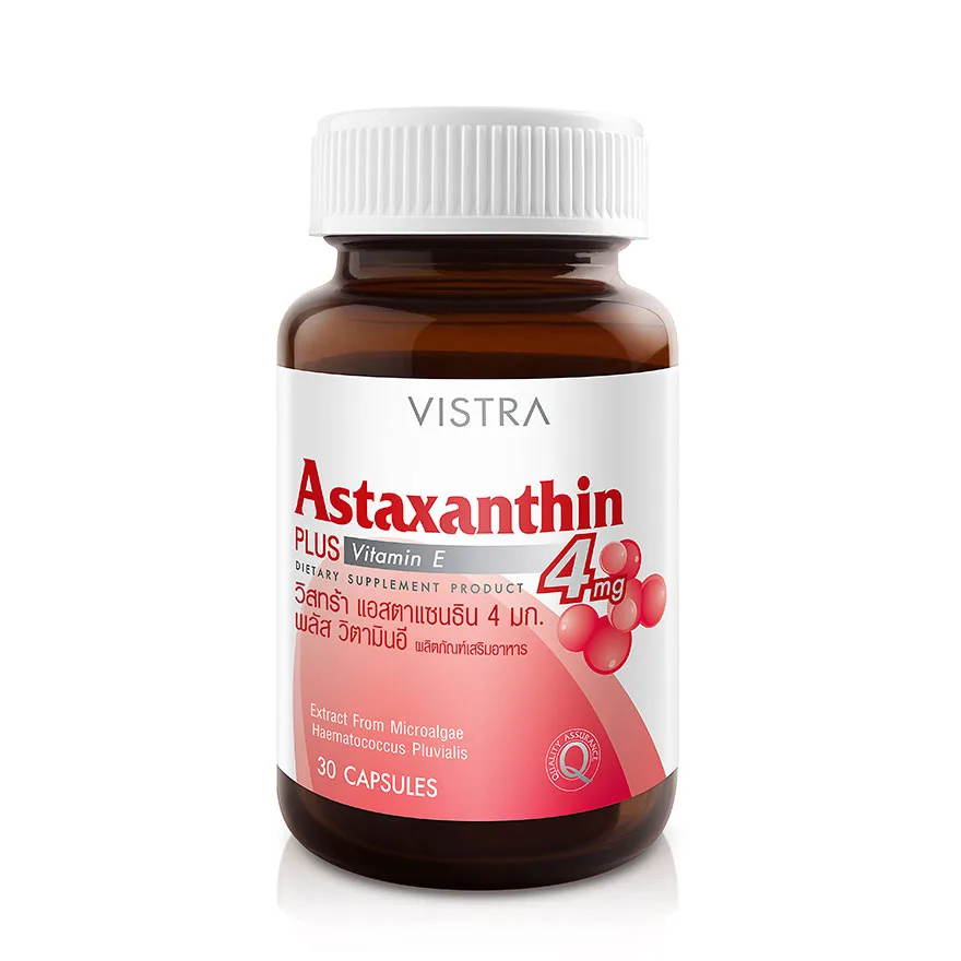 VISTRA Astaxanthin 4 mg PLUS Vitamin E
