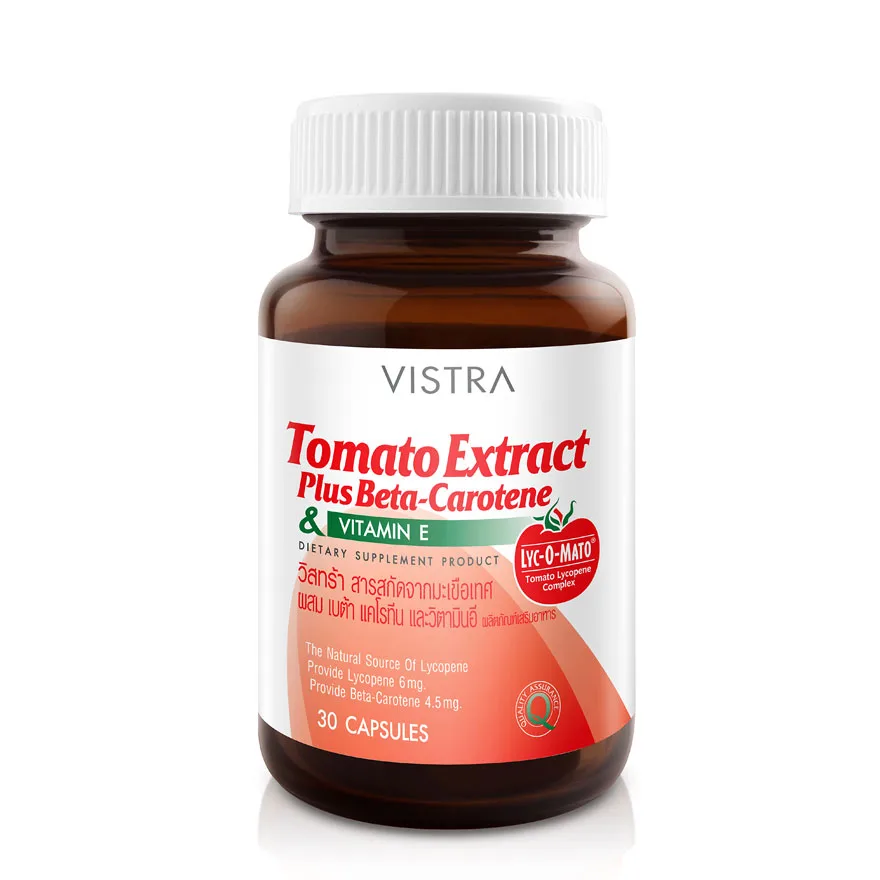 VISTRA Tomato Extract Plus Beta-Carotene & VITAMIN E