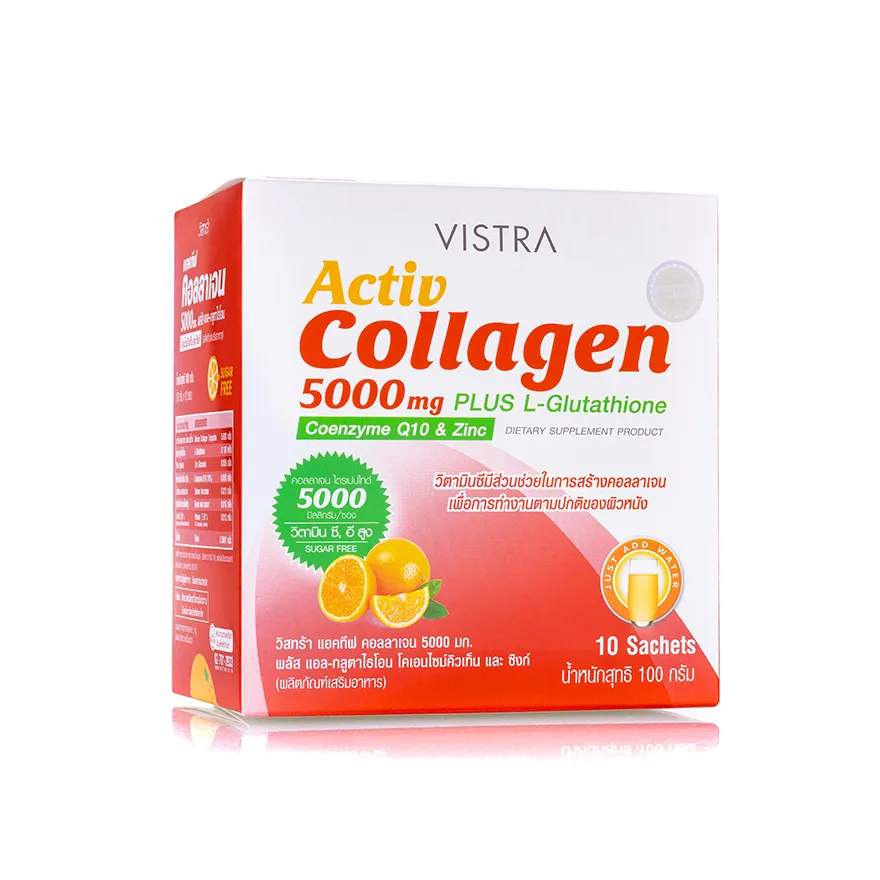 VISTRA Activ Collagen 5000 mg PLUS L-Glutathione Coenzyme Q10 & Zinc