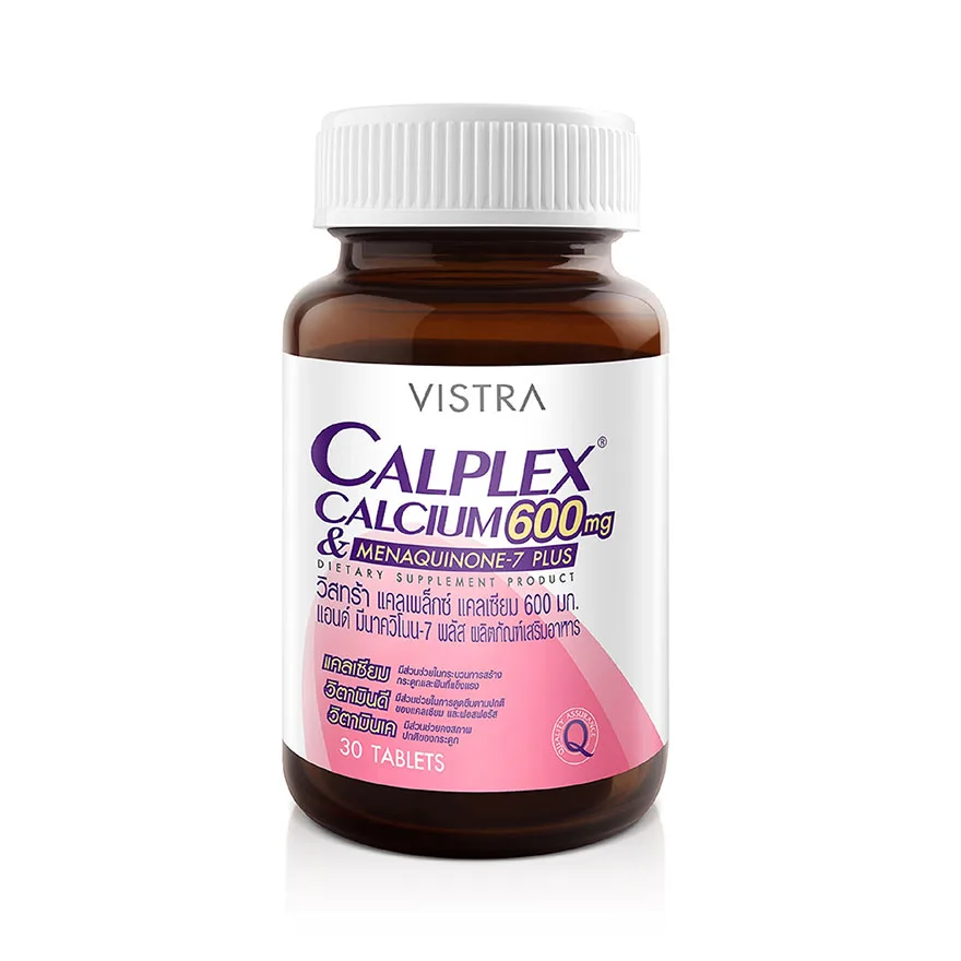 VISTRA CALPLEX CALCIUM 600 mg & MENAQUINONE-7 PLUS