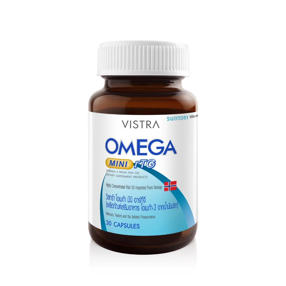 VISTRA OMEGA MINI rTG (Omega-3 From Fish Oil Dietary Supplement Product)