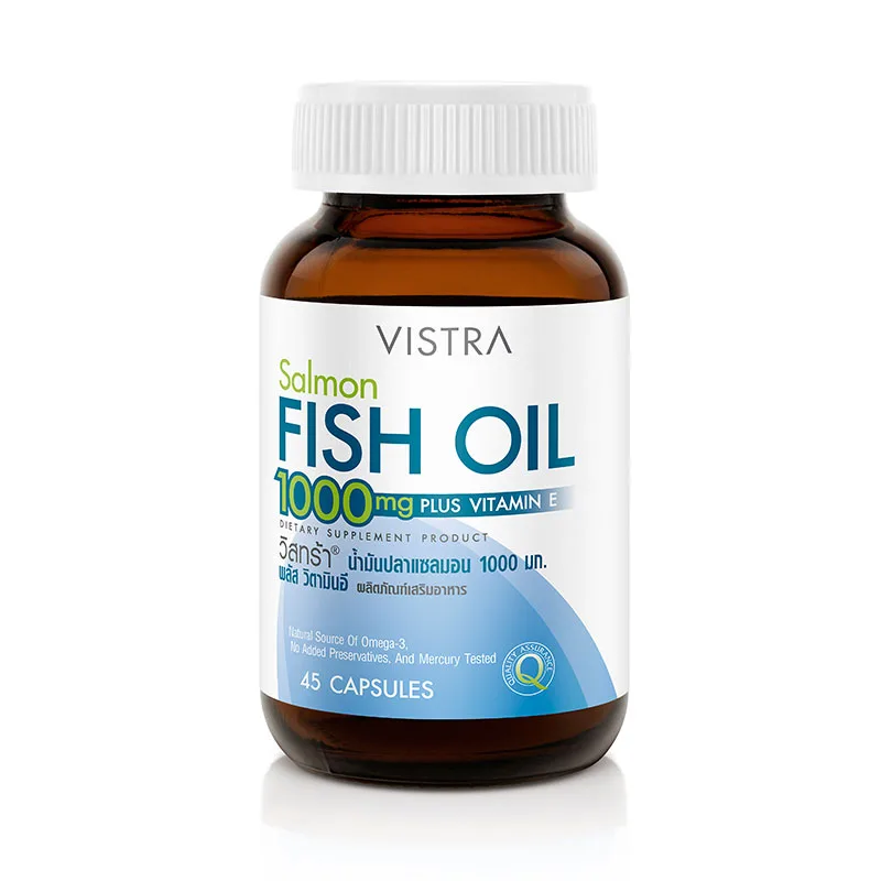 VISTRA Salmon Fish Oil 1000 mg Plus Vitamin E