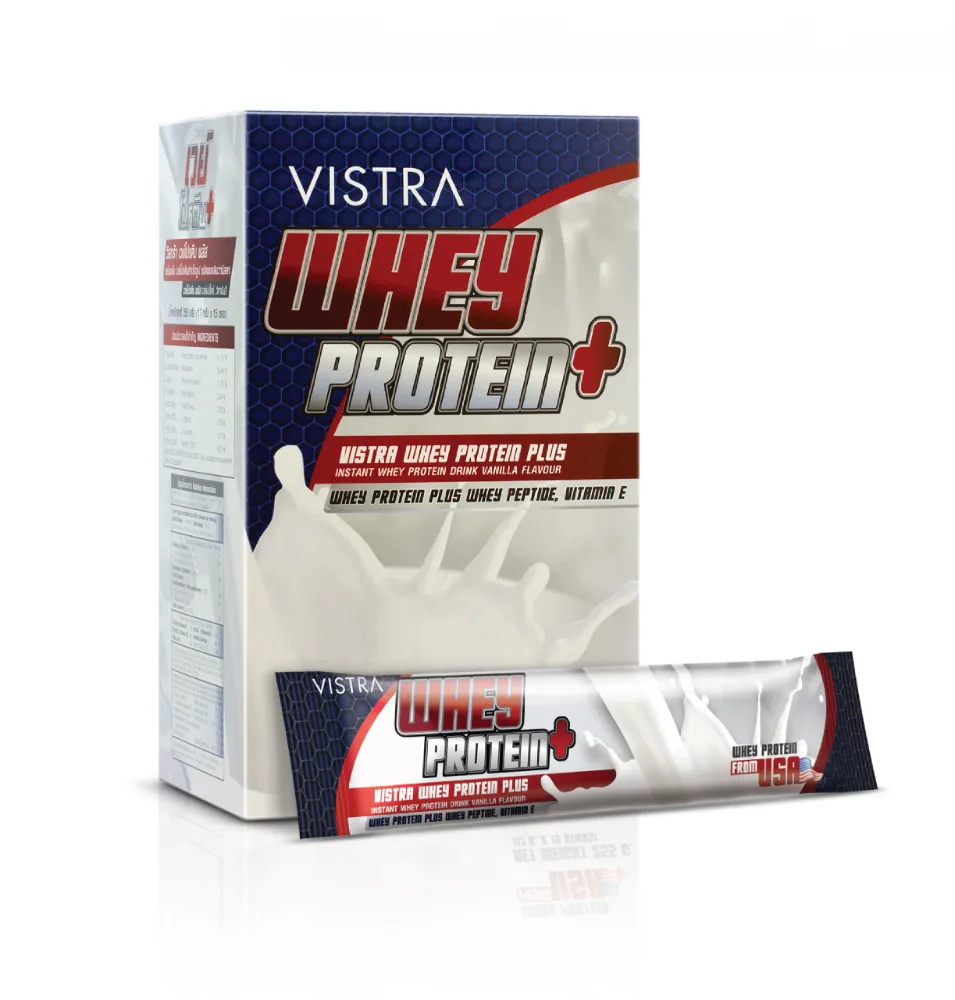 VISTRA WHEY PROTEIN PLUS WHEY PEPTIDE, VITAMIN E
